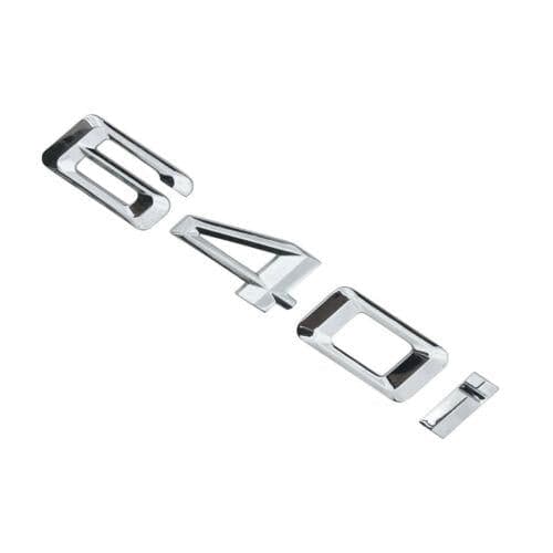 BMW 640i Rear Lettering For Lid Trunk, Badge, Emblem, 6 Series, Chrome