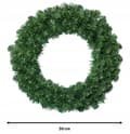 Pikkukuva 2 / 3: Koristeellinen tekokuosiseppele oville 50cm