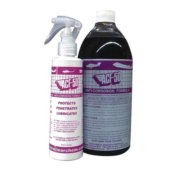 ACF-50 skyddande rostskyddssmörjmedel för motorcyklar, 950 ml (flaska och avtryckare)