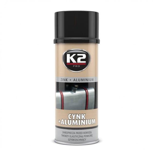 Degrippant - smörjmedel K2 - L352 - ZINK+SPRAY ALUMINIUM 400ML