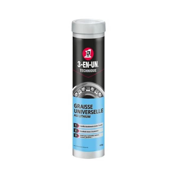 3-I-ET TEKNIK Universal Litiumfett i patron - 400g