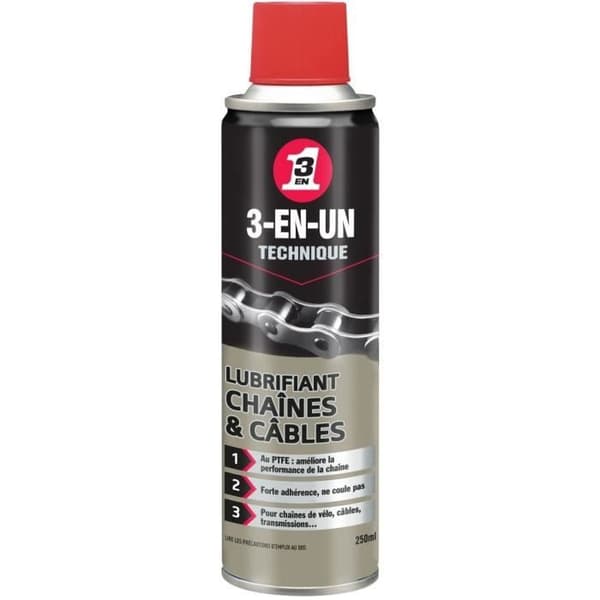 TEKNISK 3-I-ET Kedja och kabel Smörjmedel aerosol - 250 ml