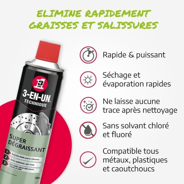 3-I-ONE TEKNIK Super Degreaser Aerosol - 500 ml