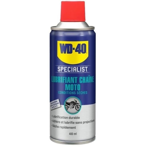 WD-40 - Motorcykelkedjas smörjmedel torra förhållanden 400Ml