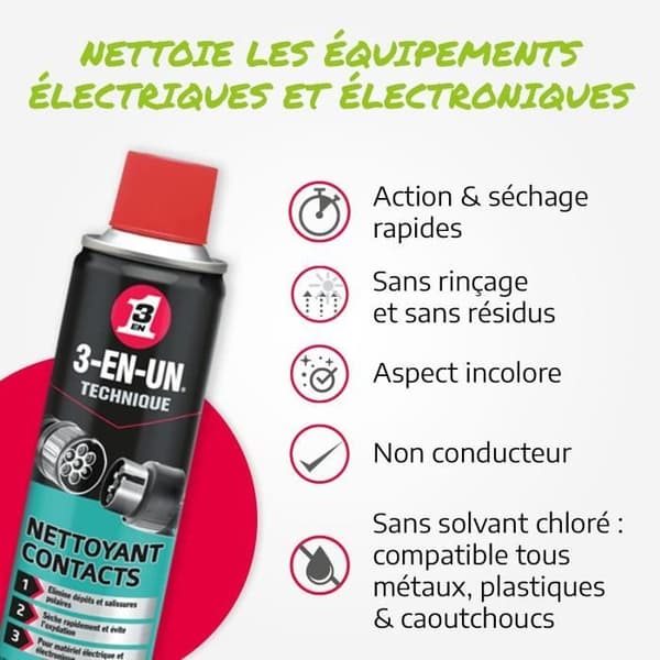 3-I-ONE TEKNIK Aerosol Contact Cleaner - 250 ml