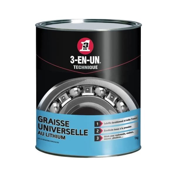 3-EN-UN TEKNIK Universalfett med Litium i burk - 1kg