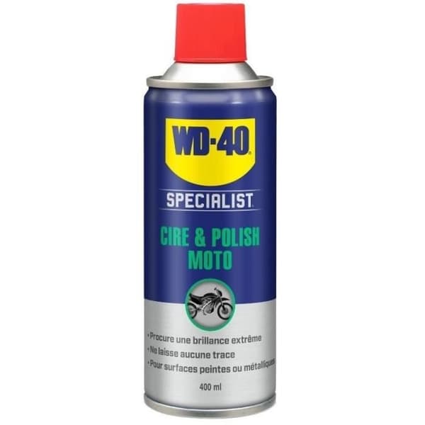 WD-40 - Motorcykelvax &amp; Polish 400Ml