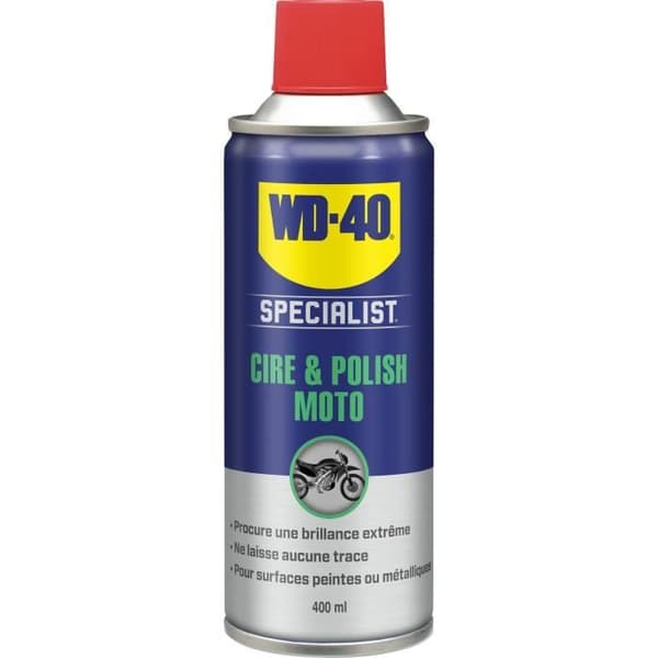 WD-40 - Motorcykelvax &amp; Polish 400Ml