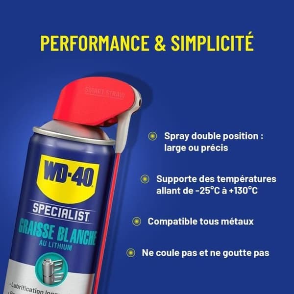 Vitt litiumfett WD-40 Specialist 400ml