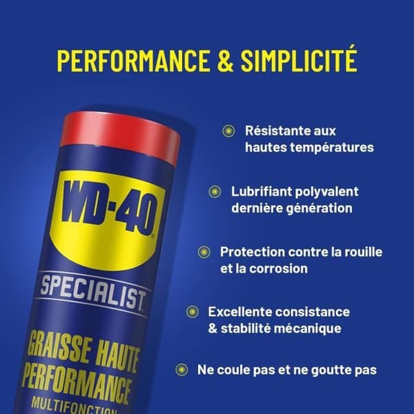 Högpresterande multifunktionsfett WD-40 - 400 gr patron - 331077