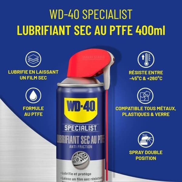 Torrt PTFE-smörjmedel WD-40 Specialist 400ml