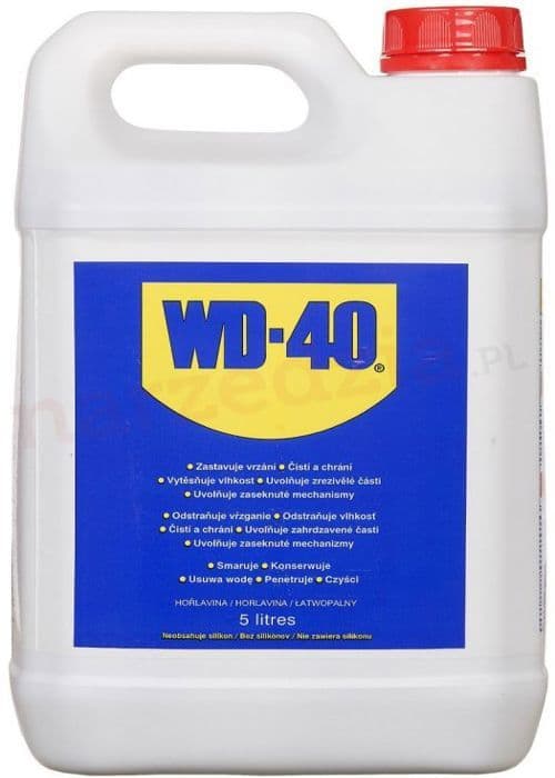 Degrippant - smörjmedel Wd-40 - WD-40 5L - Rostborttagare - Multifunktionell förberedelse Kanister 5l
