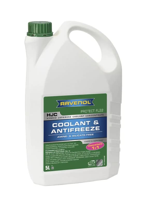 RAVENOL JÄÄHDYTYSNESTE 5L TIIVISTE HJC Protect FL22/ VIHREÄ