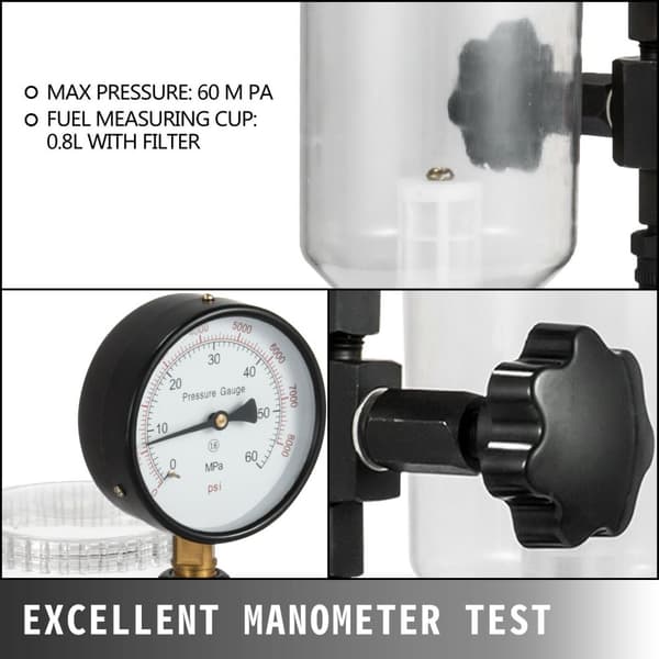 Diesel Polttoaineen Ruiskutussuuttimien Tester, Kahden Asteikon Mittari, Yhteisen Rautapaineen Tester