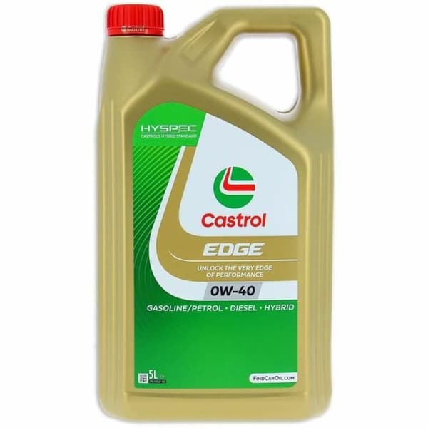 Moottoriöljy Castrol Edge Bensiini Diesel Hybridi 0w40 5 L
