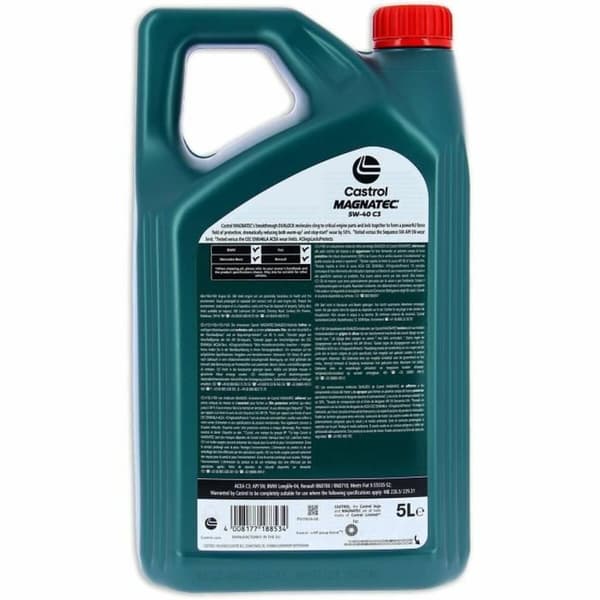 Motorolja Castrol Magnatec Bensin Diesel 5W40 5 L