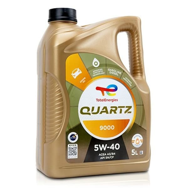 Motorolie til bil Totalenergies Quartz 9000 5W40 5 L