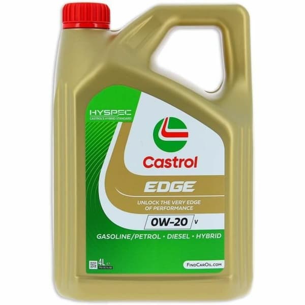 Motorolje Castrol EDGE Bensin Diesel Hybrid 0W20 4 L