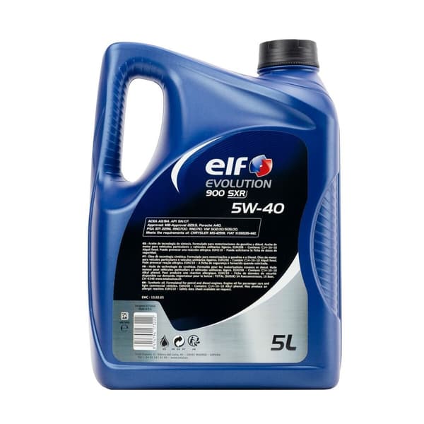 Auton moottoriöljy Elf Evolution 900 SXR 5W40 5 L