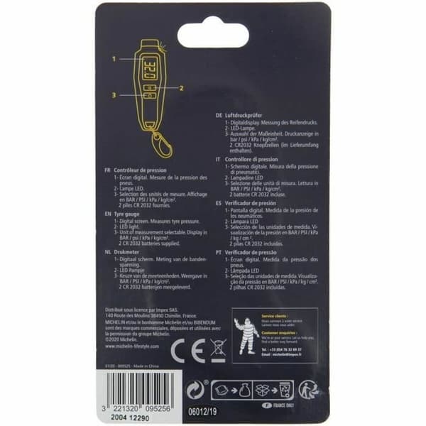 Painemittari Michelin 9525