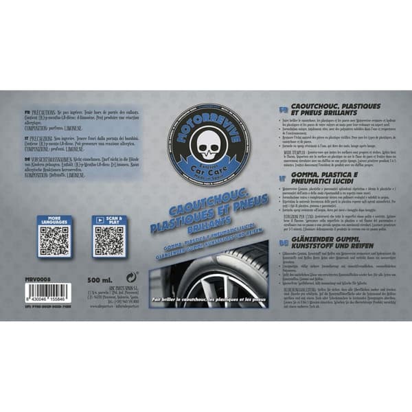 Hjul Cleaner Motorrevive MRV0008 500 ml