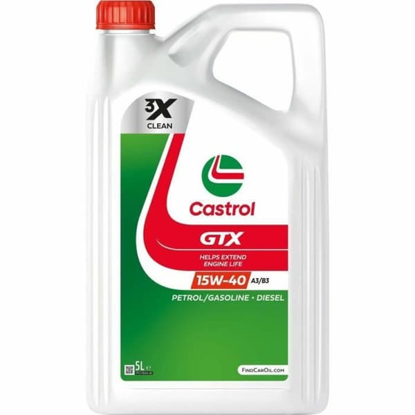 Auton moottoriöljy Castrol GTX 15W-40