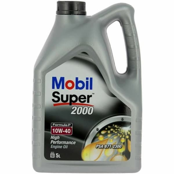 Auton moottoriöljy Mobil S2000 10W40 Formula-P 10W40 5 L