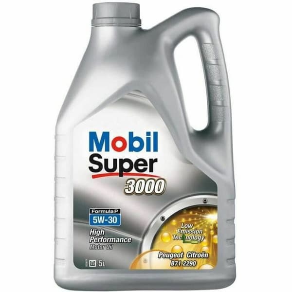Auton moottoriöljy Mobil Super 3000 Formula-P 5W30 5 L