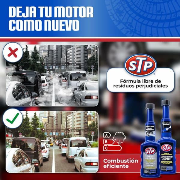 Pre-ITV-kit för dieselmotorer STP E300575763 Diesel Bil 200 ml x 2 2 Delar