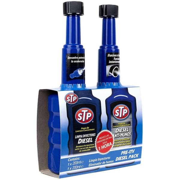 Pre-ITV-kit för dieselmotorer STP E300575763 Diesel Bil 200 ml x 2 2 Delar