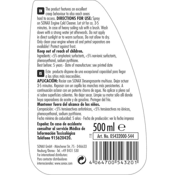 Tilbehør Sonax SX05432000
