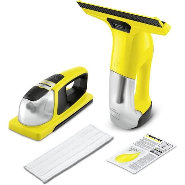 KARCHER 1.633-570.0 Fönsterrengörare WV 6 Plus + Vibrapad KV 4 musta, Keltainen