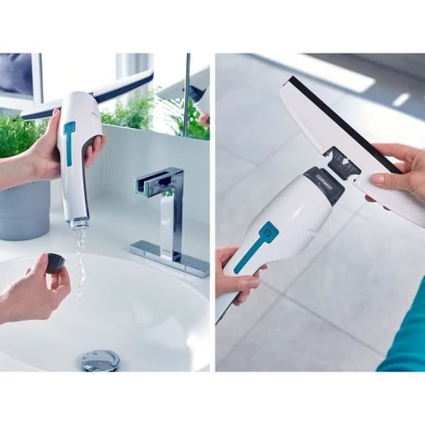 LEIFHEIT 51030 - Nemo fönstersugarsats - 60 ml tank - 45 min autonomi - IPX7 - Ergonomisk och smal design - Vattentät