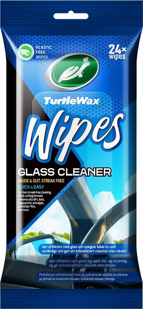 Turtle Wax Class Cleaner - 24 Wipes