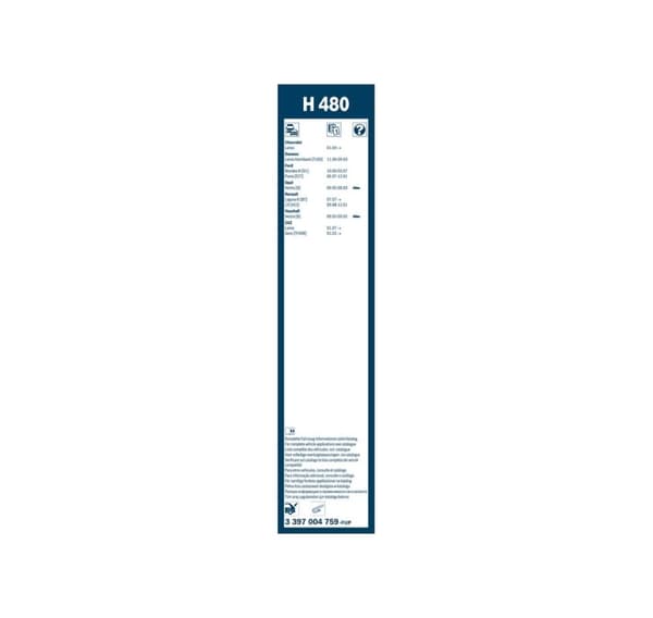 Bosch pedel H480 475mm