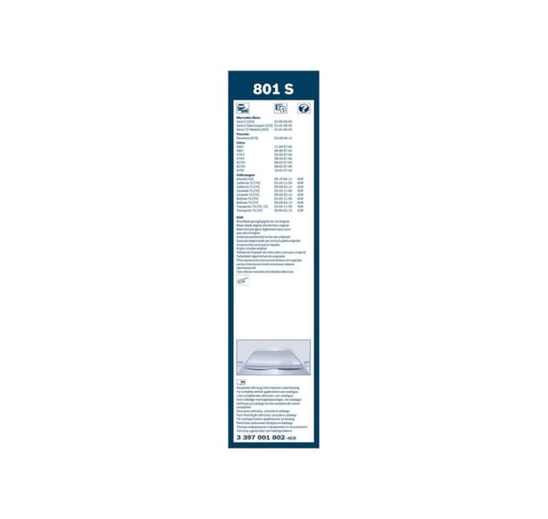 Bosch TWIN rengøringsmidler 801S 600/530 mm (530 buede)