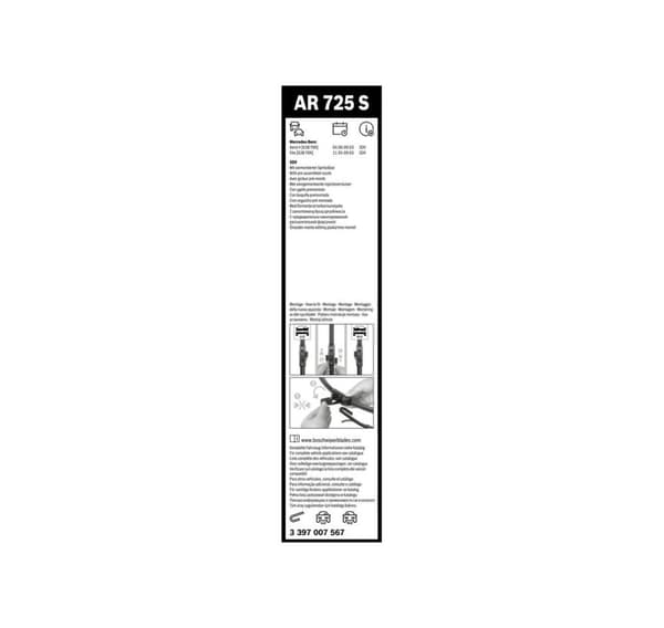 Bosch viceværter AR725S 650/550
