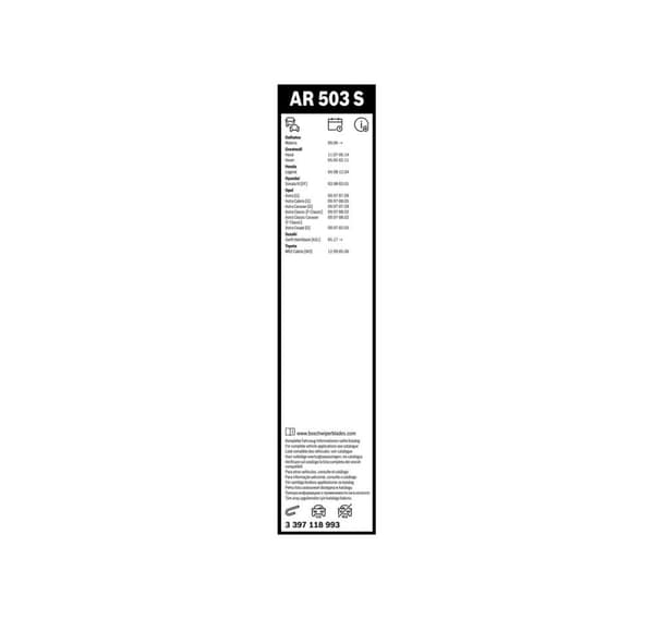 Bosch viceværter AR503S 500/475