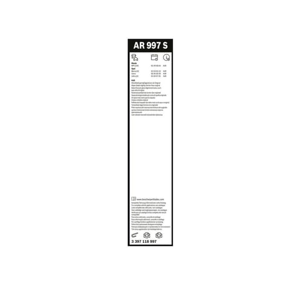Bosch viceværter AR997S 600/550
