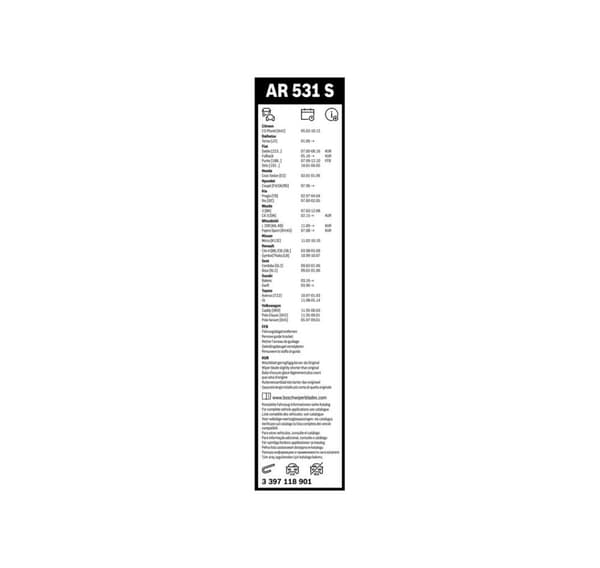 Bosch Janitors AR531S 530/450
