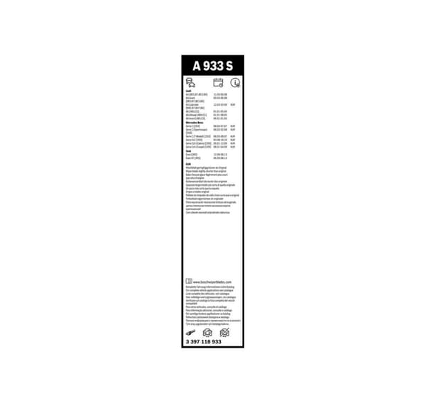 Bosch viceværter A933S 550/550