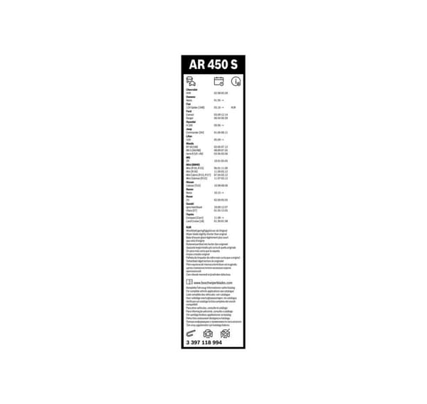 Bosch viceværter AR450S 450/450