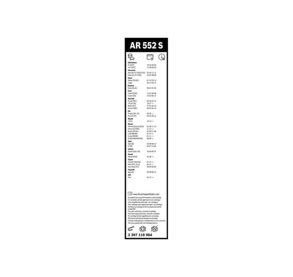 Bosch vaktmestere AR552S 550/400