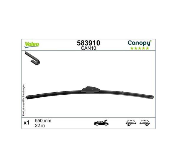 Valeo Canopy Wiper U 550 583910
