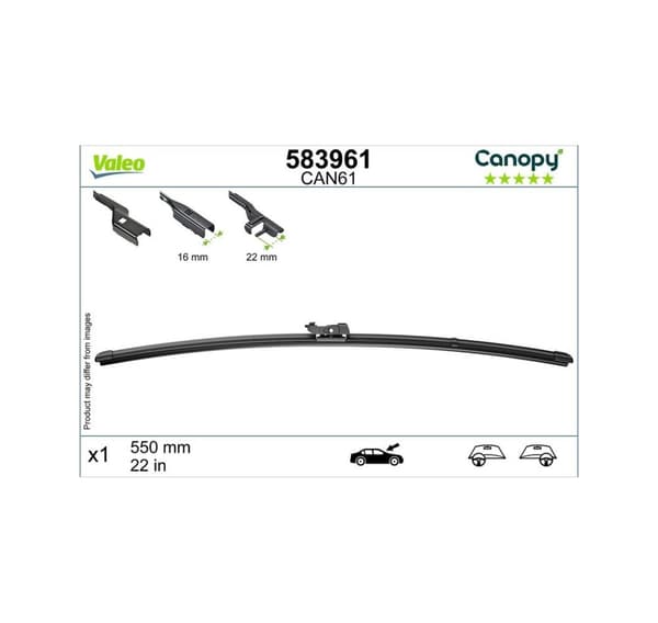 Valeo Canopy Wiper PY 550 583961
