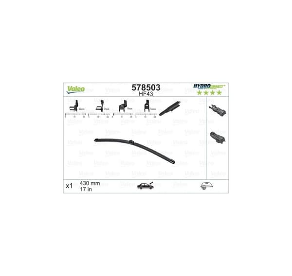 Valeo Hydroconnect rammeløs vicevært 430x1 578503