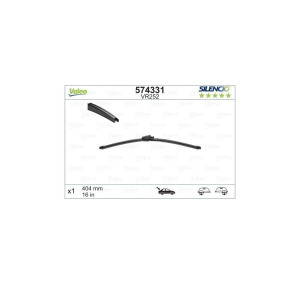 Valeo Silencio 404mm 574331 Bageste vicevært