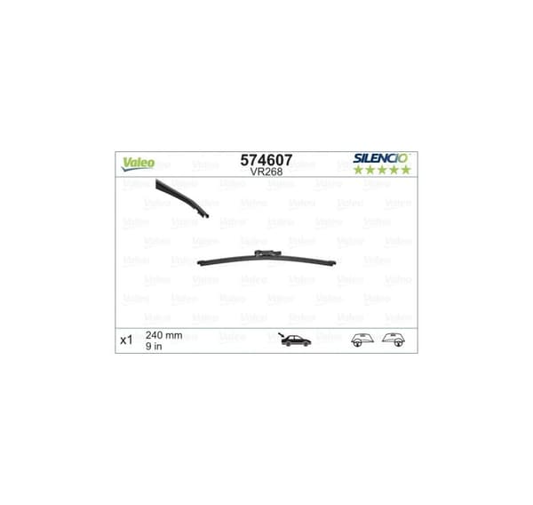 Valeo Silencio 240mm 574607 Bageste vicevært
