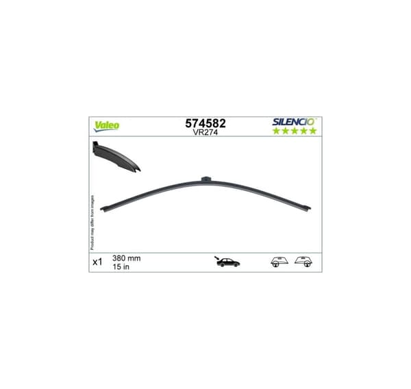Valeo Silencio 380mm 574582 Vaktmästare bak