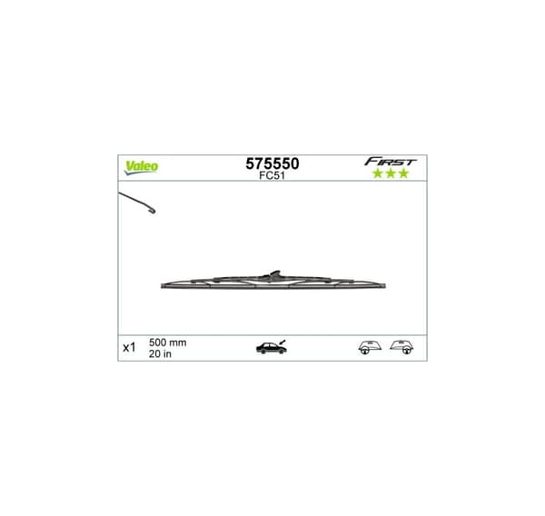 Valeo First frame pedel U 575550 500mm